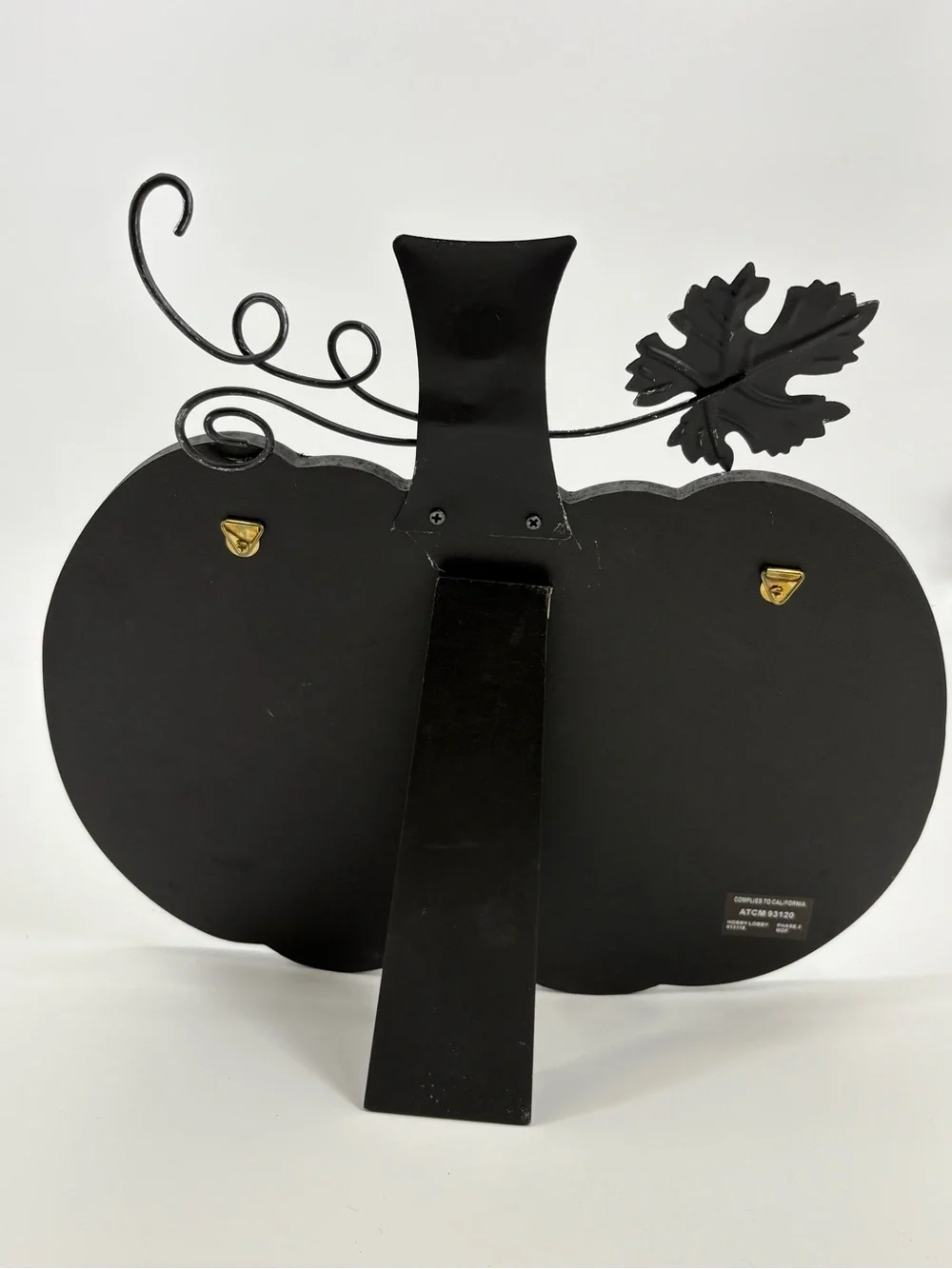 Hobby Lobby Black & Silver Halloween Pumpkin Décor Duo